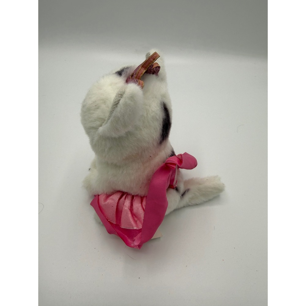 GUND Princess Fiona the Feline White Cat Plush Pink Tutu Tiara Kitten Stuffed - Picture 3 of 7